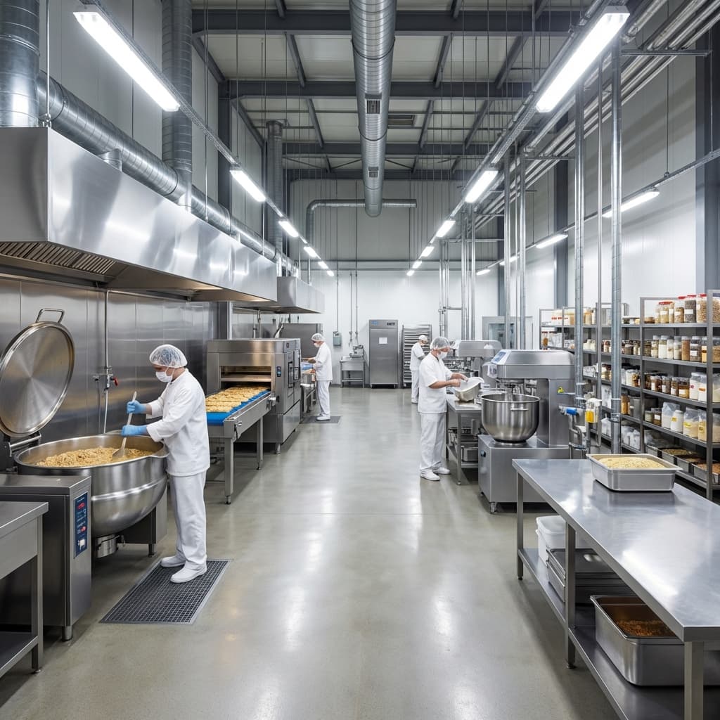 Tổng quan dịch vụ bếp ăn công nghiệp